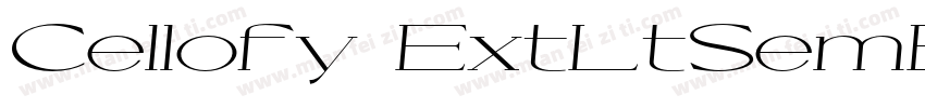 Cellofy ExtLtSemExpotf字体转换